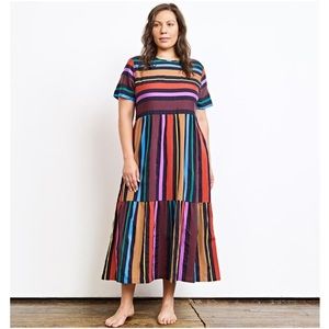 Ace & Jig Marie Midi Dress in Ribbon Candy
